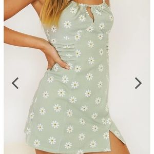 Straight to Italy Tie Mini Dress